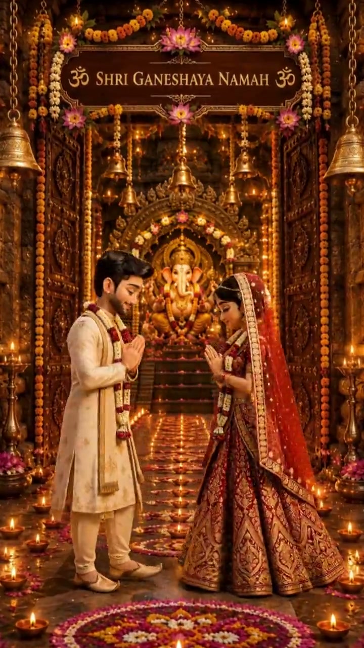 Temple Theme AI Invitation — AI Invitations