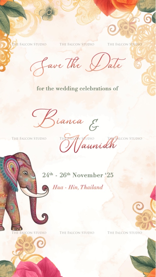 Bianca & Naunidh — Card 3